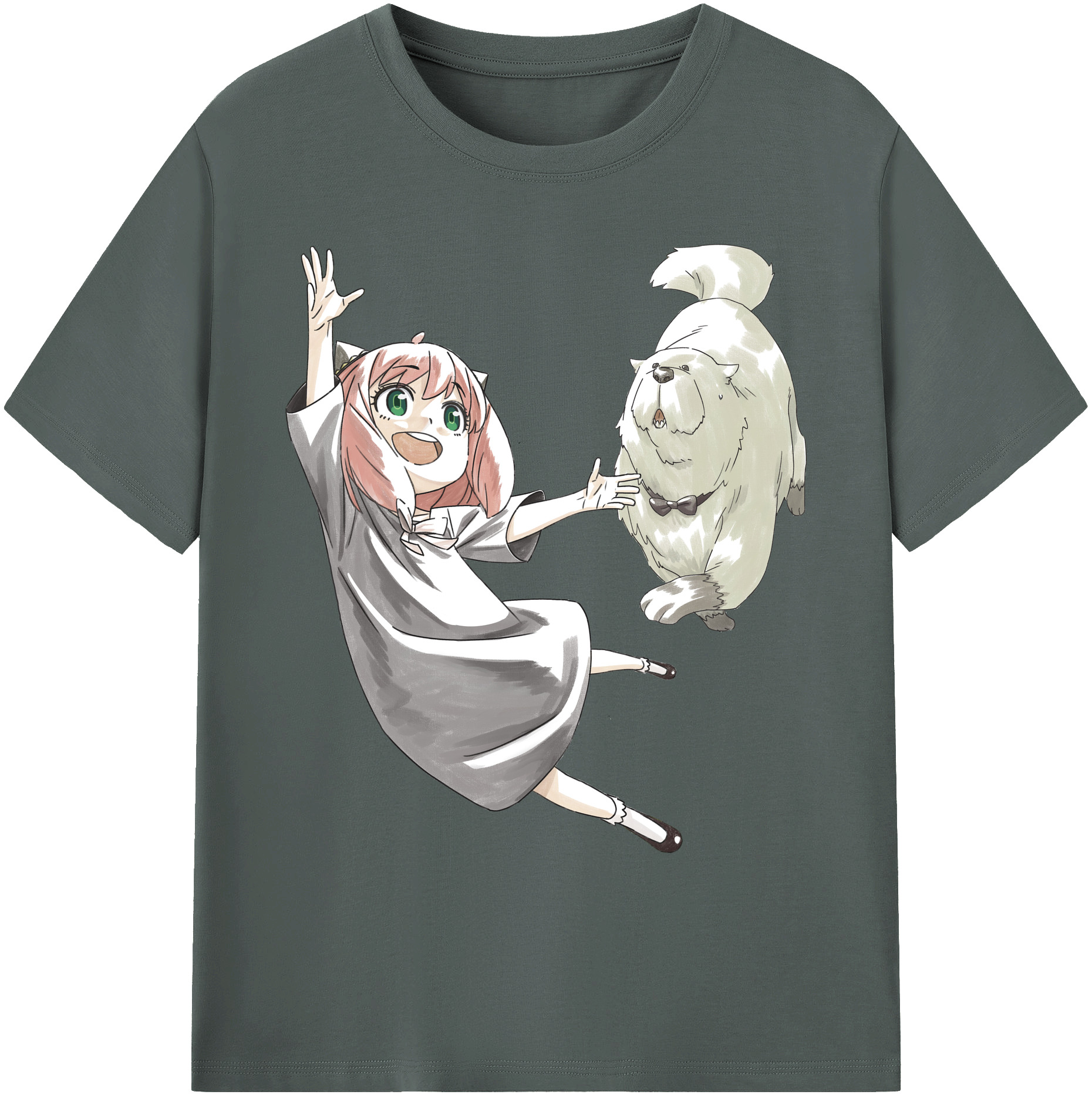 （画像用） SPY×FAMILY间谍家家酒 綿100％ メンズ半袖Tシャツ｜肌触りやわらか＆通気性